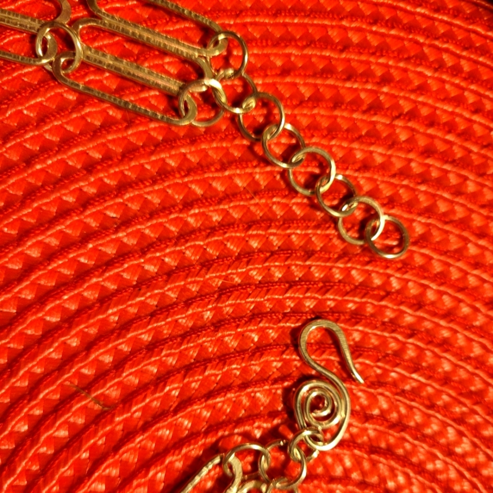 Solid Sterling Silver Paperclip Handcrafted Neckl… - image 4